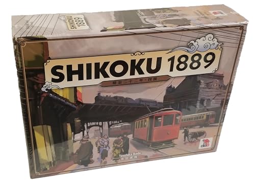 Shikoku 1889 – Eisenbahn-Brettspiel – 2 bis 6 Spieler – 150 Minuten Spielzeit von Grand Trunk Games