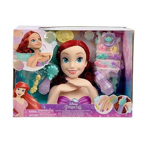 Disney Prinzessin, Frisierkopf, Deluxe Spa Ariel, wäscht die Haare und Kopfbedeckung, voller Zubehör, Spielzeug für Kinder ab 3 Jahren, Giochi Preziosi, DND23 Disney Prinzessin, Frisierkopf, Deluxe Spa Ariel, wäscht die Haare und Kopfbedeckung, voller Zubehör, Spielzeug für Kinder ab 3 Jahren, Giochi Preziosi, DND23 von Grandi Giochi