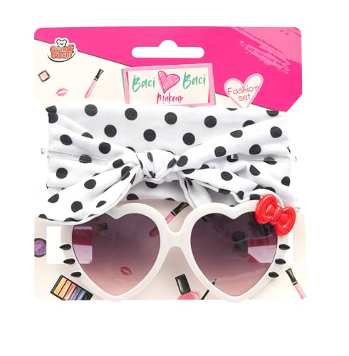 Grandi Giochi Baci Baci – Fashion Set Küsse Küsse Makeup mit Sonnenbrille und Haarband – modischer Look, zufällige Auswahl, für Mädchen ab 3 Jahren Grandi Giochi Baci Baci – Fashion Set Küsse Küsse Makeup mit Sonnenbrille und Haarband – modischer Look, zufällige Auswahl, für Mädchen ab 3 Jahren von Grandi Giochi