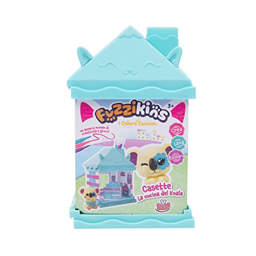 Grandi Giochi Fuzzikins I Colora Casette, Koala-Küche, Welpen zum Ausmalen, Waschen und Färben-FUZ00002, FUZ00002 Grandi Giochi Fuzzikins I Colora Casette, Koala-Küche, Welpen zum Ausmalen, Waschen und Färben-FUZ00002, FUZ00002 von Grandi Giochi