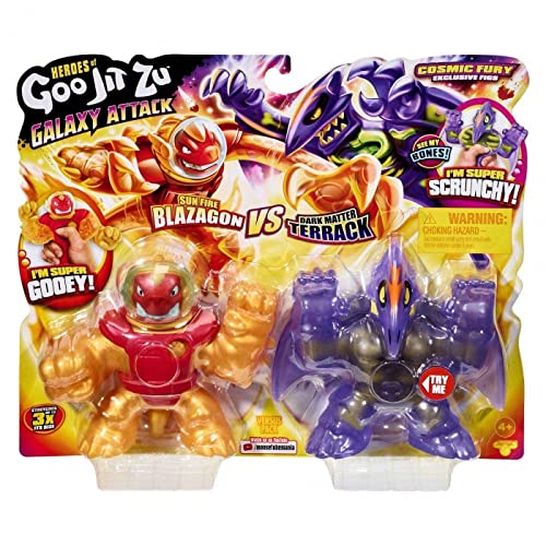 Grandi Giochi - GOO JIT Zu Alien Attack Double Pack, Helden erweiterbar und mit verschiedenen Füllungen, GJT33000 von Grandi Giochi