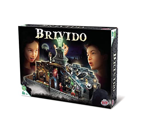 Grandi Giochi, BRIVIDO Brettspiel für 6 Spieler mit Charakteren und Geist, leuchtet im Dunkeln, GHT01000, 8056379122210 von Grandi Giochi