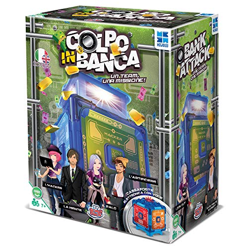 Grandi Giochi MB678574, Schlag in Bank, Brettspiel, Mehrfarbig von Grandi Giochi