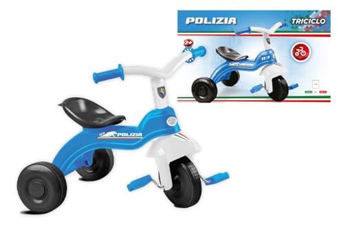 Grandi Giochi - Polizei-Dreirad - Offizielles Produkt der Ordnungskräfte - PL115000 Grandi Giochi - Polizei-Dreirad - Offizielles Produkt der Ordnungskräfte - PL115000 von Grandi Giochi