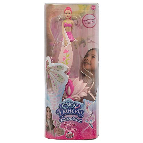 Grandi Giochi - Sky Dancers Fliegende Tänzer, Pack mit Einer Puppe und einem Werfer, SKD00001 Grandi Giochi - Sky Dancers Fliegende Tänzer, Pack mit Einer Puppe und einem Werfer, SKD00001 von Grandi Giochi