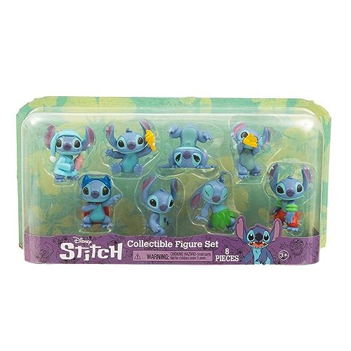 Magische Kapseln - Stitch Collectible Figure Set, 8 Exklusive Disney Stitch-Figuren, mit verschiedenen Posen und Zubehör, Sammelspielzeug, Jungen und Mädchen +3 Jahre, Berühmt (TTC02000) von Giochi Preziosi