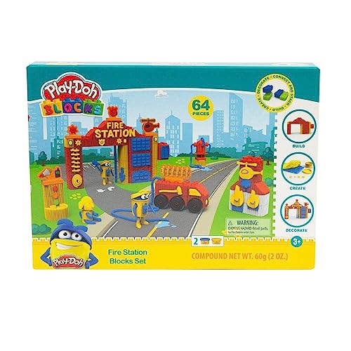 Play-Doh Blocks Fire Station Blocks Set von Grandi Giochi