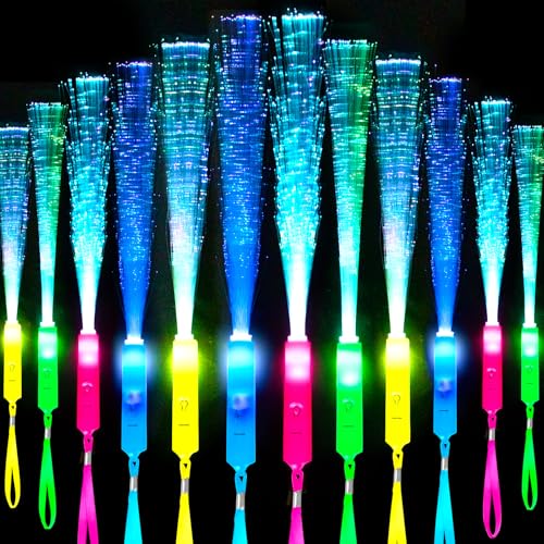 12PCS Leuchtstäbe Partyzubehör,Leuchtstab Glasfaser Leuchtwedel,Leuchtstäbe Bunte,3 Modi Blinkende,Glasfaser Leuchtstab für Kinder,Leuchtstäbe für Konzerte,Party Deko Hochzeiten Feuerwerk Party 12PCS Leuchtstäbe Partyzubehör,Leuchtstab Glasfaser Leuchtwedel,Leuchtstäbe Bunte,3 Modi Blinkende,Glasfaser Leuchtstab für Kinder,Leuchtstäbe für Konzerte,Party Deko Hochzeiten Feuerwerk Party von Grantop