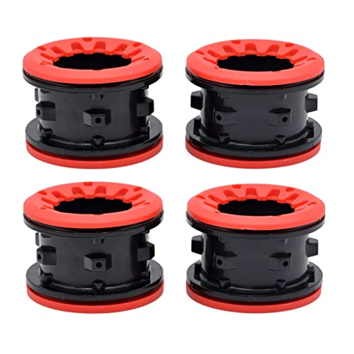 Graootoly 4Pcs Rad Felge Radnabe 7548 7549 für ZD -10 DBX10 1/10 RC Auto Upgrade Teile Ersatzteile, 1 von Graootoly