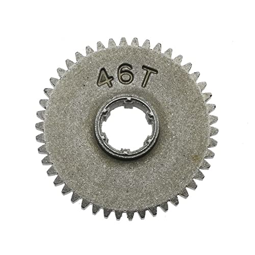 Graootoly Metal Main Gear Drive Gear 46T for SCY 16101 16102 16103 16201 Pro 1/16 Brushless RC Car Upgrades Parts Accessories von Graootoly