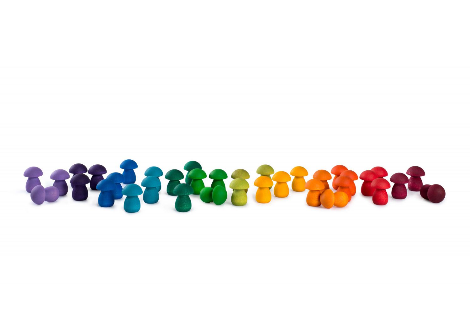 Grapat Holzspielzeug – Mandala Regenbogen-Pilze - Grapat Holzspielzeug – Mandala Regenbogen-Pilze - von Grapat