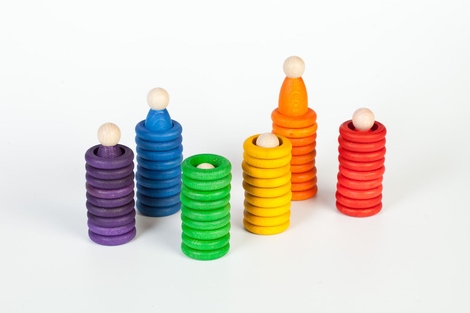 Grapat Holzspielzeug – Nins, Ringe und Scheiben - Grapat Holzspielzeug – Nins, Ringe und Scheiben - von Grapat