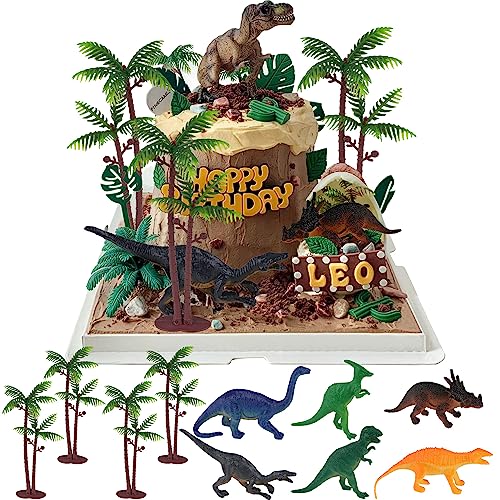 Graplan Kuchendeko Dinosaurier Set 10 Stück Dino Tortendeko, Dinosaurier Deko Torte, Deko Palme Kuchenaufsatz, Dino Geburtstag Deko, Cake Topper Dinosaurier für Junge Geburtstag Party Graplan Kuchendeko Dinosaurier Set 10 Stück Dino Tortendeko, Dinosaurier Deko Torte, Deko Palme Kuchenaufsatz, Dino Geburtstag Deko, Cake Topper Dinosaurier für Junge Geburtstag Party von Graplan