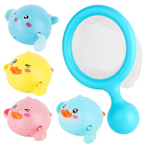Graplan 4 Stück Badewannenspielzeug Set, Wasserspielzeug Kinder, Pool Spielzeug, Babyspielzeug für Strand Dusche Pool, Niedliche Meerestiere Padagogisches Toys für Kleinkinder 1 2 3 4 5 Jahre Graplan 4 Stück Badewannenspielzeug Set, Wasserspielzeug Kinder, Pool Spielzeug, Babyspielzeug für Strand Dusche Pool, Niedliche Meerestiere Padagogisches Toys für Kleinkinder 1 2 3 4 5 Jahre von Graplan