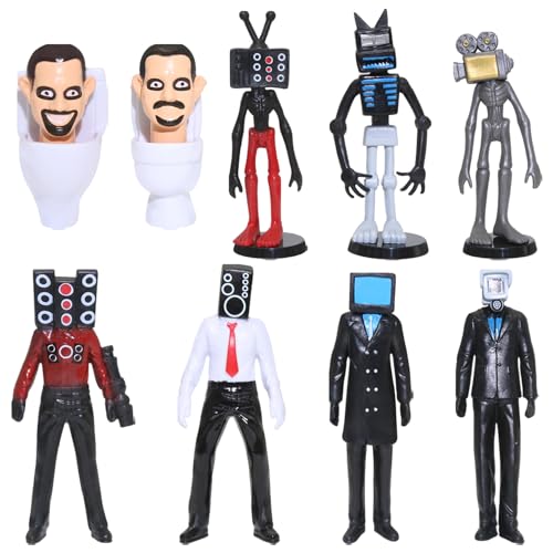 Graplan Skibidi Toilet Figuren 9 Stück Skibidi Toilet Spielzeug,Skibidi Toilet Action Figure Lustige Spiel Skibidi Toilet Figuren Und Speaker Man,Gaming-Fans,Kinder Und Sammler! Graplan Skibidi Toilet Figuren 9 Stück Skibidi Toilet Spielzeug,Skibidi Toilet Action Figure Lustige Spiel Skibidi Toilet Figuren Und Speaker Man,Gaming-Fans,Kinder Und Sammler! von Graplan