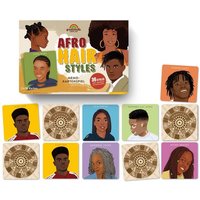 Afro Hair Styles. Memo-Kartenspiel mit 36 Styles incl. Booklet mit Style Infos von Gratitude Verlag