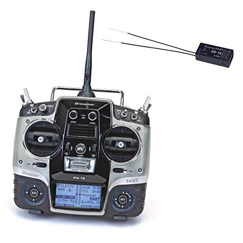 Graupner/SJ HoTT 33116 - Fernsteuerung, MX-16, 2.4 GHz, 8 Kanal von Graupner