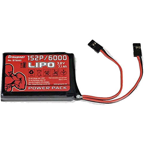 Senderakku LiPo 1S2P/6000 3,8 V TX 27Wh Graupner Senderakku LiPo 1S2P/6000 3,8 V TX 27Wh Graupner von Graupner