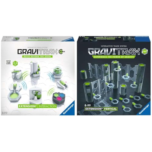 Ravensburger GraviTrax Power Erweiterung Interaction. & Ravensburger GraviTrax 26816 - GraviTrax PRO Erweiterung Vertical - Ideales Zubehör für spektakuläre Kugelbahnen Ravensburger GraviTrax Power Erweiterung Interaction. & Ravensburger GraviTrax 26816 - GraviTrax PRO Erweiterung Vertical - Ideales Zubehör für spektakuläre Kugelbahnen von Ravensburger