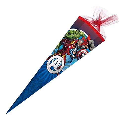 Schultüte mit Gravur / Zuckertüte / 85cm / eckig / "Avengers" Schultüte mit Gravur / Zuckertüte / 85cm / eckig / "Avengers" von Gravur by Livepac Office