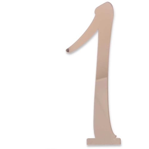 Cake Topper Nummer 1 mit Fuß Cake Topper Nummer 1 mit Fuß von Graziano
