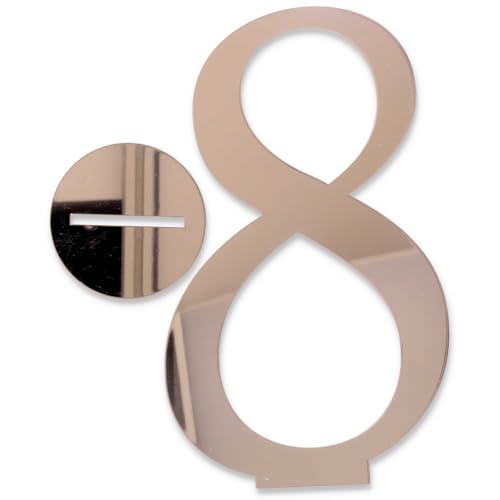 Cake Topper Zahl 8 mit Sockel von Graziano