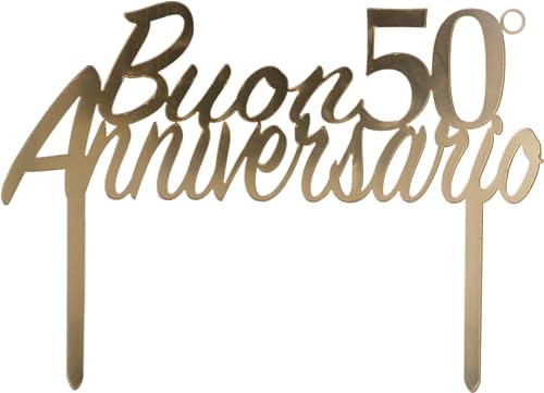 Cake Topper 50th Anniversary Plex Cake Topper 50th Anniversary Plex von Graziano