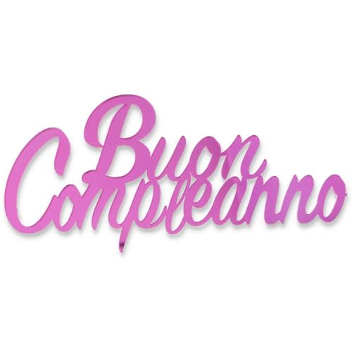 Side Topper Happy Birthday Fuchsia von Graziano