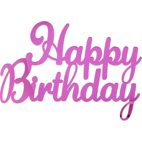 Side Topper Happy Birthday Fuchsia von Graziano