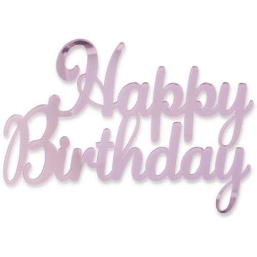Side Topper Happy Birthday Rosa Gold Side Topper Happy Birthday Rosa Gold von Graziano