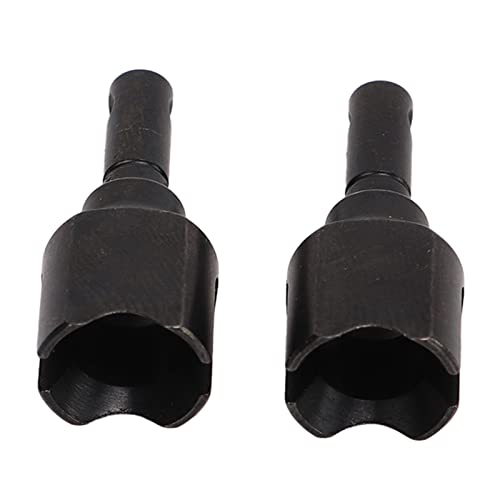 2 PCs RC Differ Outdrives, genaue RC -Differentialbecher aus Stahl, Differentialausgangsbecher für 1/7 1/8 Serie (Schwarz) von Grcfumo