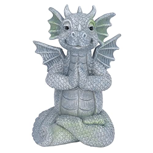 Grcfumo 1 PC Kleine Dinosaurierskulptur, niedliche Drachen -Lesebuchstatue, harzmeditierte Statue Home Ornament für Gartenbaum Innenhof Garten Grcfumo 1 PC Kleine Dinosaurierskulptur, niedliche Drachen -Lesebuchstatue, harzmeditierte Statue Home Ornament für Gartenbaum Innenhof Garten von Grcfumo