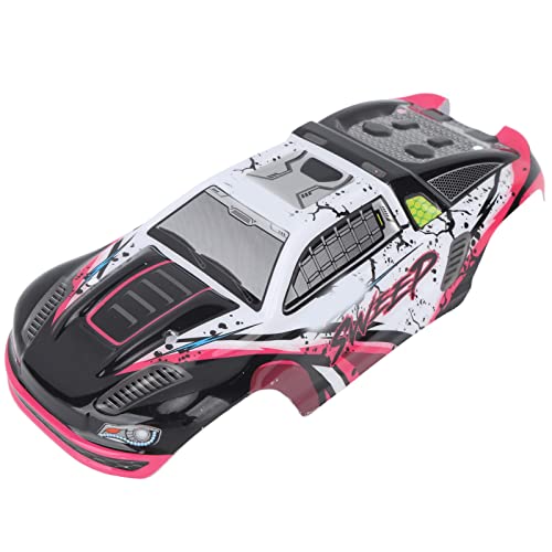 Grcfumo 1 PC RC -Karosserieschale, lebensechte Ersatzteile RC -Karosserie -Schale, PVC Ersatzteile hoher Aufprall Rebellion Car Body Shell Rahmen für SCY 16101pro 1 16 RC -Autos (Rose Red) von Grcfumo