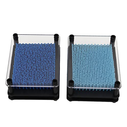 Grcfumo 2 Pcs 3D Pin Art Toys, Metal Pin Art Board, Interesting Blue Pin Art, 3D Pin Art Board Games Toys, Interesting Sensory Toys for Toddler, Kids and Adults Grcfumo 2 Pcs 3D Pin Art Toys, Metal Pin Art Board, Interesting Blue Pin Art, 3D Pin Art Board Games Toys, Interesting Sensory Toys for Toddler, Kids and Adults von Grcfumo