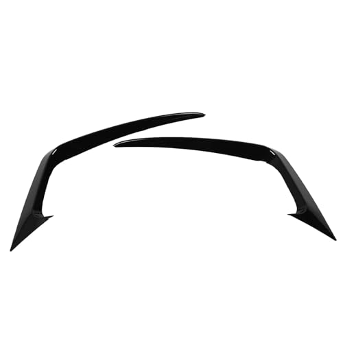 Grcfumo 2PCS vordere Stoßfänger Seitenlüftungssplitter, Linke rechte Stoßfänger -Spoiler -Verkleidung, robuste Lufteinleitungswindmesser -Körper -Kit für St. MK6 2012 bis 2017 (Helles Schwarz) von Grcfumo