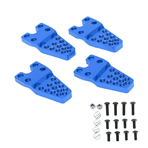 Grcfumo 4 -PCS RC -Mount, RC -Auto -Stoßdämpfer -Halterung, RC -Mount Aluminiumlegierung Haltbares, stabiles Austauschabstellungszubehör für 1 10 1 8 Simulationskletternauto (Blau) von Grcfumo