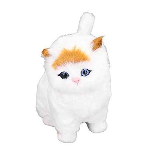 Grcfumo Lebensechte Simulationstier-Katzenpuppe, Exquisite Simulationskatze mit Sound, Simulationstierpuppe für die Heimdekoration Grcfumo Lebensechte Simulationstier-Katzenpuppe, Exquisite Simulationskatze mit Sound, Simulationstierpuppe für die Heimdekoration von Grcfumo