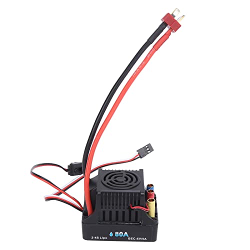 Grcfumo RC 80A bürstenloser ESC, Elektrogeschwindigkeit Controller, Aluminiumlegierung RC Elektronischer Geschwindigkeitsregler, RC -Elektronikspeed -Controller für 1/8 RC -Auto Grcfumo RC 80A bürstenloser ESC, Elektrogeschwindigkeit Controller, Aluminiumlegierung RC Elektronischer Geschwindigkeitsregler, RC -Elektronikspeed -Controller für 1/8 RC -Auto von Grcfumo