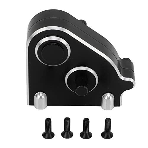 Grcfumo RC -Auto -Getriebegetriebe, Hochgeschwindigkeitslager -CNC -Metallgetriebe, Metallgetriebegeschwindigkeitsänderung für MN86 86S 86k 86K G500 (Rot) (Schwarz) von Grcfumo