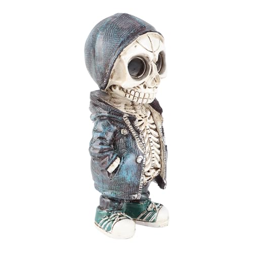 Grcfumo Skelettfiguren, Coole Skelettfiguren, Skelettstatue, Skelett-Halloween-Dekoration für Zuhause, Party, Schreibtischdekoration (B Type) von Grcfumo