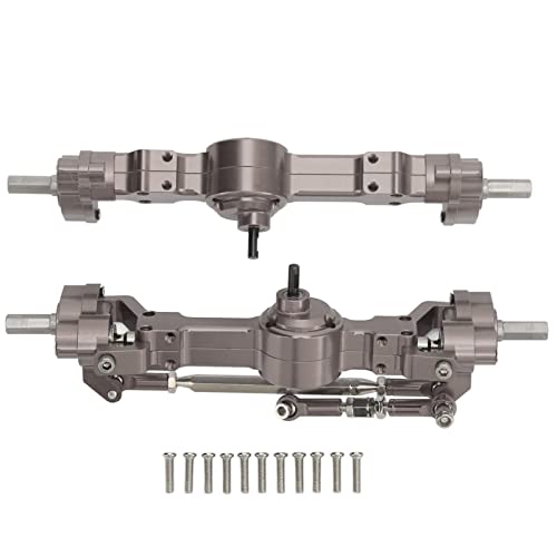 Grcfumo Vordere hintere Achsen, Aluminiumlegierungs -Upgrade -Teile 4 Rad RC -Achsen, Brückenwellenlenker Lenkstange Komplette Set für MN 90 99S -Serie (Du färbte) von Grcfumo