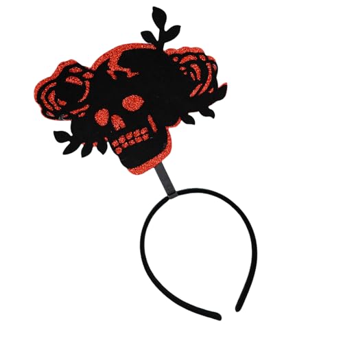 Greabuy Blumenskelett-Kopfschmuck, bequemes Halloween-Haarband, verstellbar, Horror-Kopfbedeckung, Maskerade, Party-Dekorationen Greabuy Blumenskelett-Kopfschmuck, bequemes Halloween-Haarband, verstellbar, Horror-Kopfbedeckung, Maskerade, Party-Dekorationen von Greabuy