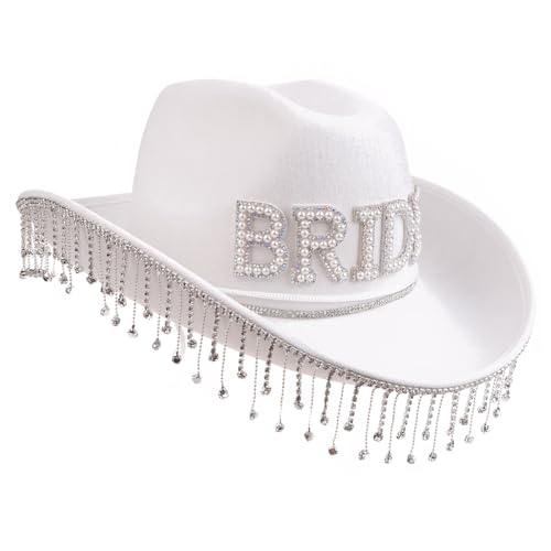 Greabuy Braut Brief Braut Hochzeit Foto Kostüm Requisiten Outdoor Frau Mädchen Hut mit Fransen Greabuy Braut Brief Braut Hochzeit Foto Kostüm Requisiten Outdoor Frau Mädchen Hut mit Fransen von Greabuy