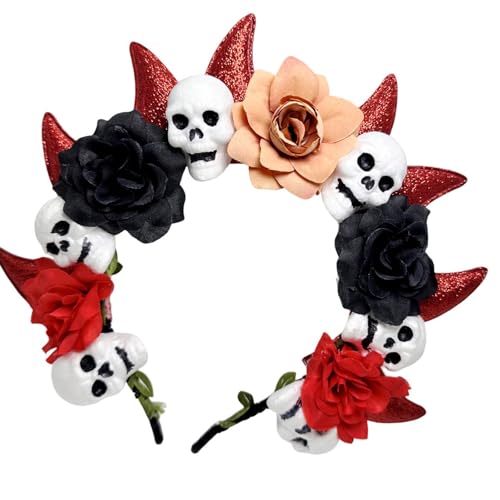 Greabuy Halloween-Stirnbänder mit Spinnen, Fledermaus, Haarschmuck für Damen, Kinderkostüm Greabuy Halloween-Stirnbänder mit Spinnen, Fledermaus, Haarschmuck für Damen, Kinderkostüm von Greabuy