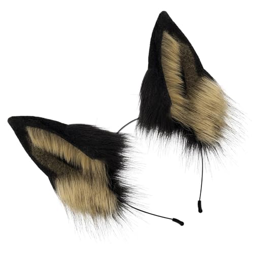 Greabuy Halloween Wolf Hund Kostüm Set für Mädchen Cosplay Halloween Tierkostüm Zubehör Tierohren Stirnband Tierschwanz Greabuy Halloween Wolf Hund Kostüm Set für Mädchen Cosplay Halloween Tierkostüm Zubehör Tierohren Stirnband Tierschwanz von Greabuy
