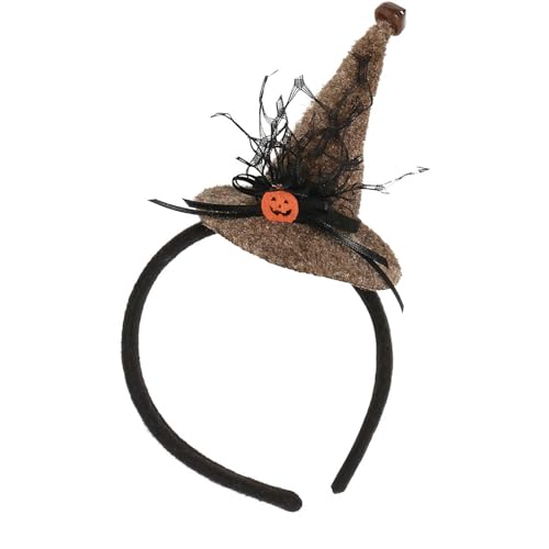 Greabuy Hexen-Stirnband für Halloween-Partys, bequemes verstellbares Kostümzubehör, Cosplay-Kopfschmuck für Erwachsene Greabuy Hexen-Stirnband für Halloween-Partys, bequemes verstellbares Kostümzubehör, Cosplay-Kopfschmuck für Erwachsene von Greabuy
