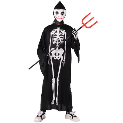 Halloween Kostüme Für Erwachsene Party Cosplay Bodysuit Verkleidungsparty Gruselige Skelett Kostüme Für Halloween Rollenspiele Halloween Kostüme Für Erwachsene Herren Und Damen Skelett Kostüm von Greabuy