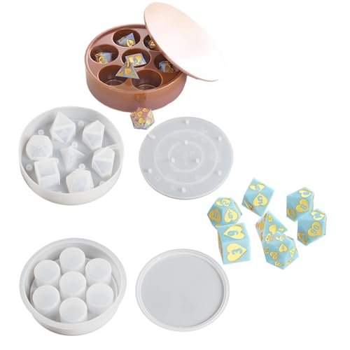 Tragbarer Würfelbehälter mit Deckel, praktische Aufbewahrungsbox, Epoxidharz, leicht zu reinigen, Silikon-Schmuckzubehör Tragbarer Würfelbehälter mit Deckel, praktische Aufbewahrungsbox, Epoxidharz, leicht zu reinigen, Silikon-Schmuckzubehör von Greabuy