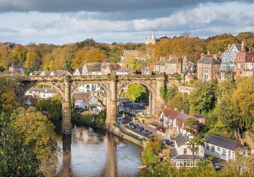 PuzzlEscapes Knaresborough der Viadukt, 1000 Teile | Great British Jigsaws | Kleinserie hergestellt | Nachhaltige Puzzles von Great British Jigsaws