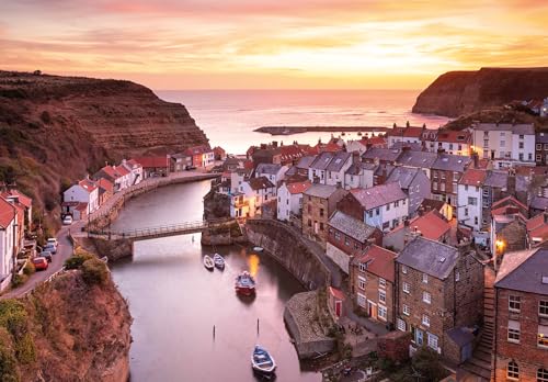 PuzzlEscapes 'Staithes the View' 1000 Teile | Great British Jigsaws | Small Batch Made | Nachhaltige Puzzles von Great British Jigsaws